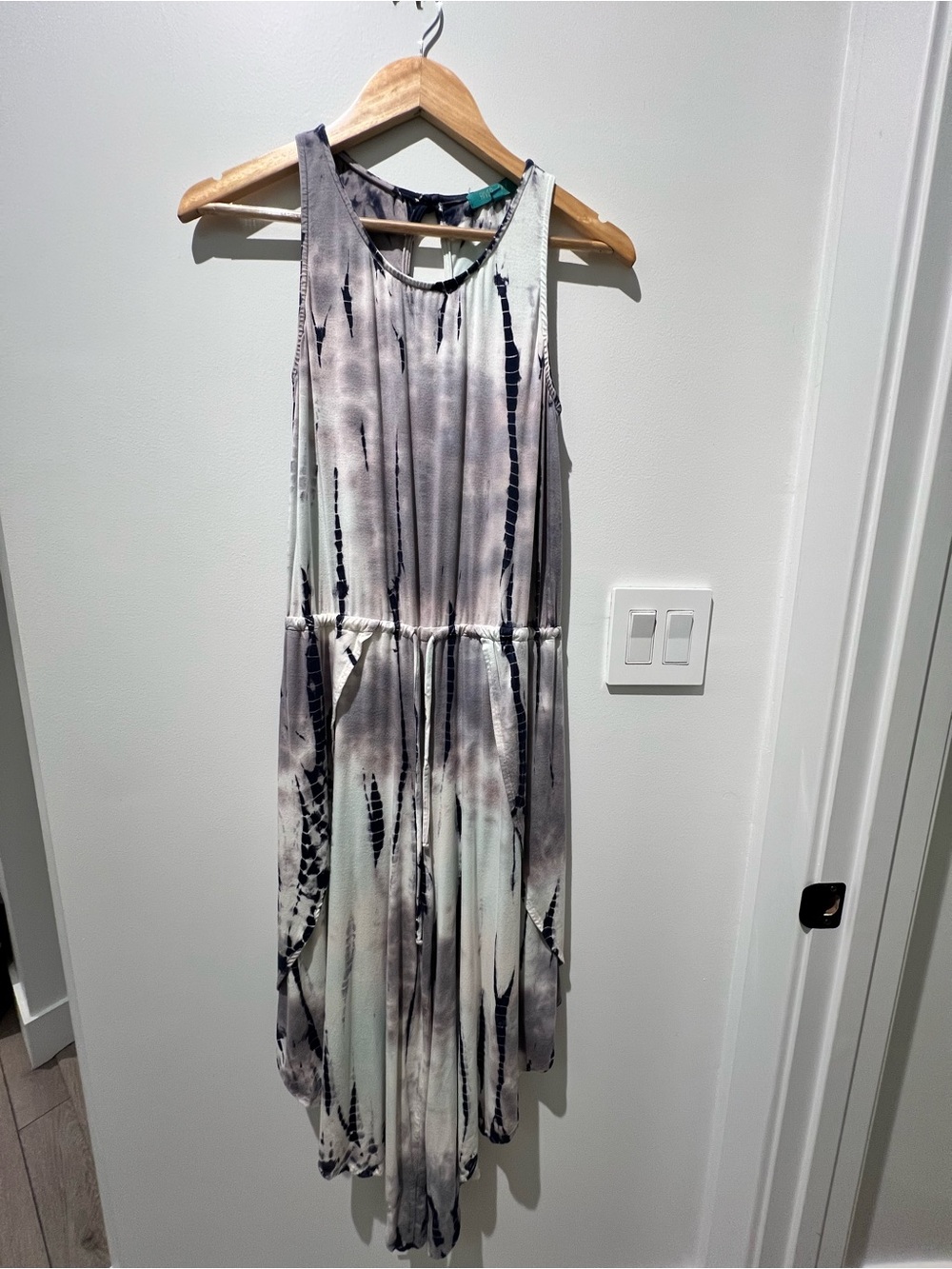 River + Sky Tie Dye Cropped Jumpsuit Size S
